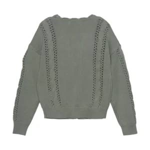 Creamie Meisjes Knit Cardigan Lily Pad