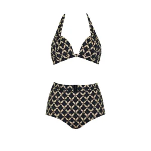 Opera ( Sunflair ) Bikini: bruin geprint, hoge taille slip ( Sunf.206 )