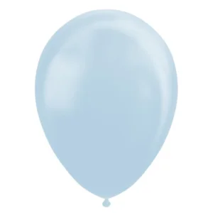 Ballonnen - Lichtblauw - Metallic - 30cm - 10st.