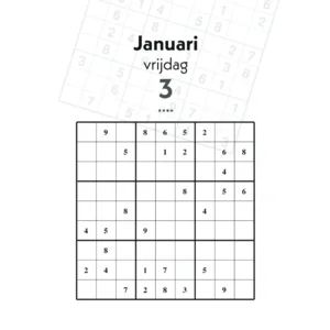 Scheurkalender - 2025 - Sudoku
