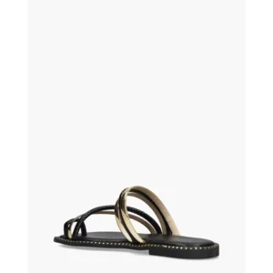 Vivian Ray Zinne Zwart Damesslippers