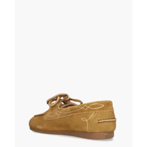 Posa Boat Loafer Prairie Camel Dames Veterschoenen