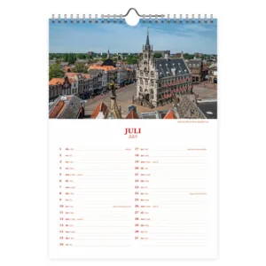 Maand kalender - 2027 - Molen - 23,5x33,5cm