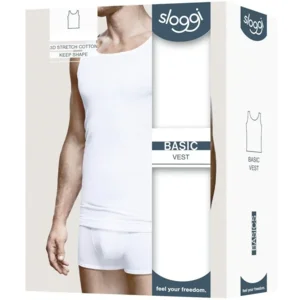 Sloggi Men 24/7 SH02 Vest 2P - 10163154 – White