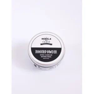 Rebels With A Cause Toothpowder Natural Cleaning and Whitening Powder - Peppermint Flavour 35g