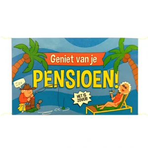 Vlag - Pensioen - 150x90cm