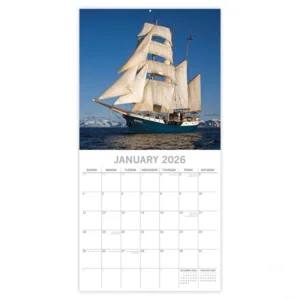 Kalender - 2026 - Tall ships - 30x30cm