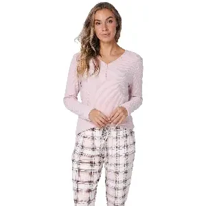 Pastunette pyjama Dames: Pink, Fleece ( PAS.108 )