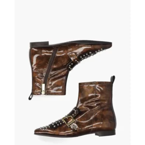 Pertini 33118 Bruine Dames Enkellaarsjes