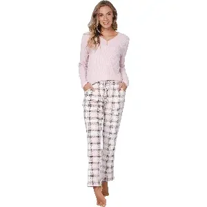 Pastunette pyjama Dames: Pink, Fleece ( PAS.108 )