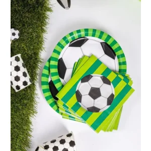 Paper Dreams Bordjes Football 23cm - 8st