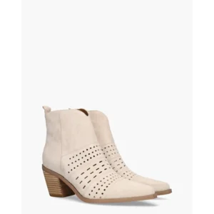 Di Lauro Wilanda Beige Dames Enkelboots