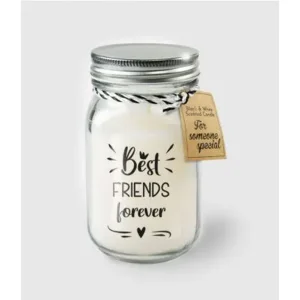 Kaars in bokaal - Best friends forever