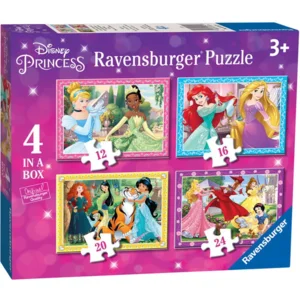 Ravensburger puzzel - Disney Prinsessen - progressieve puzzel - 12-16-20 en 24 stukjes