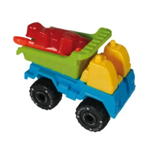 Strandset - Kiepwagen met zandaccessoires - Mini - 9x12x15cm - Per stuk willekeurig geleverd