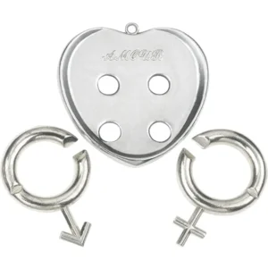 IQ-puzzel - Amour - Mini - Metaal - Zilver - Niveau 5