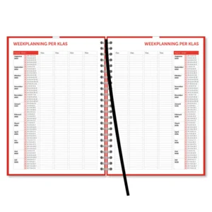 Agenda - 2026 - Docentenagenda - 365 dagen - A4 - 21x29,7cm