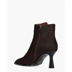 Lola Cruz 023T90BK Bordeaux Dames Enkellaarsjes