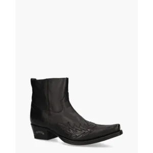Sendra 12185 Zwart Heren Enkelboots