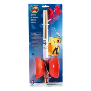 Diabolo - Rubber kegel - Houten stokken - Willekeurig geleverd - 1st.
