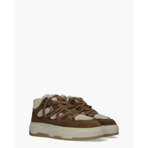 Steve Madden Boomer Beige/Bruin Damessneakers