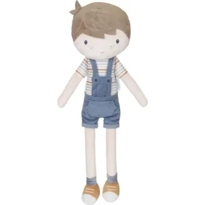 Pop - Knuffelpop - Jim - Blauw - 50cm - Little Dutch