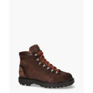 Santoni 18190 Donkerbruin Heren Veterboots