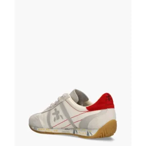 Premiata Jackyx Off-White/Rood Damessneakers