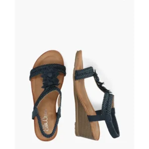 Ella Cruz Zazou Blauw Damessandalen