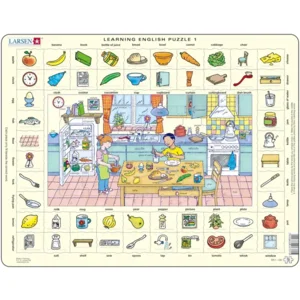 Puzzel - Learning English - 70st - Karton