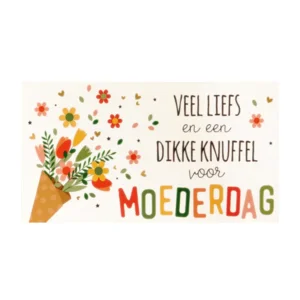 Kaart - Moederdag - Liefs en een dikke knuffel voor moederdag - SMP17-D