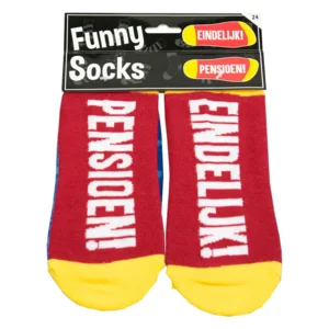 Sokken - Eindelijk pensioen! - Funny socks