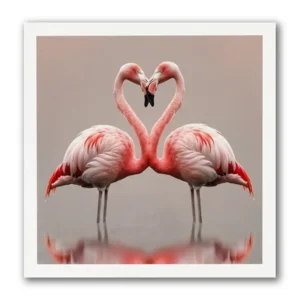 Kaart - Paperclip - Call of the wild - Flamingo koppel - VB0.0014