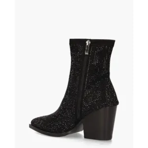 Shemerry NA001 Zwart Dames Enkelboots
