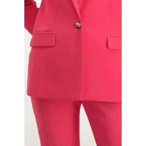 Signe Nature Blazer vest: Fuscia, Volledig gevoerd ( Signe.1219 )