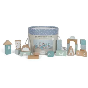 Blokken - Blauw - In ton - 50dlg. - Little Dutch