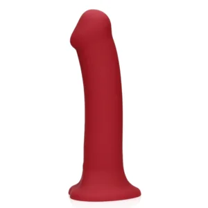 Loveline Vibrerende Dildo Raspberry Red 20 cm