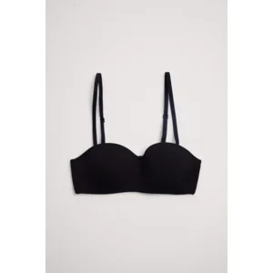 Ysabel Mora strapless bh voor tieners in zwart