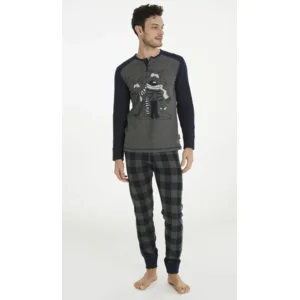 Happy People Heren Pyjama, warm ( HAP.48 )