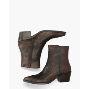 Vivian Ray Carlotta Donkerbruin Dames Enkelboots