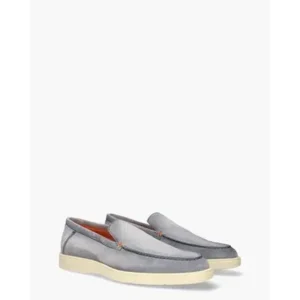 Santoni 17824 Blauw Herenloafers