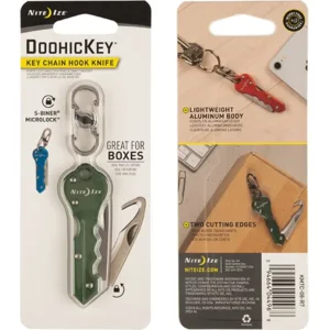 Nite Ize Doohickey Sleutelhanger met haakmes Groen KMTC-08-R7