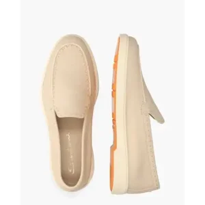 Santoni 71436 Beige Damesloafers
