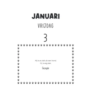 Scheurkalender - 2025 - Hondjesbaasjes