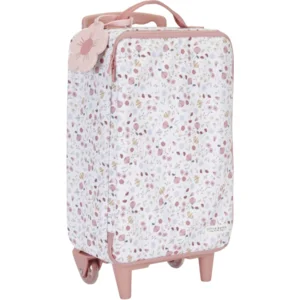 Koffer - Trolley - Flowers & butterflies - Roze