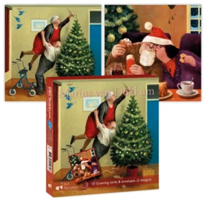 Kaarten - Kerst - Marius van Dokkum - Kerst engeltjes & kerstknuffel - 10st.