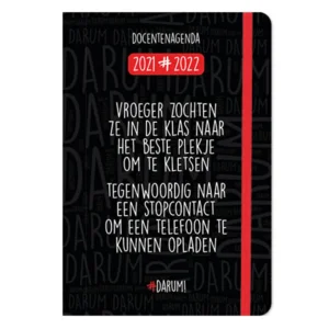 Agenda - 2022 - Docentenagenda - Darum! - A5 - 14,8x21cm