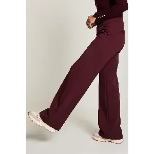 Para Mi Broek: Mira Elastic, Twill Jersey, Burgundy Red L32 ( PARA.368 )