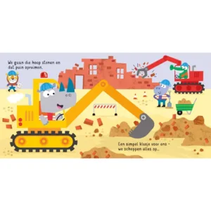 Boek - Meerijden op een graafmachine!  - Met geluid