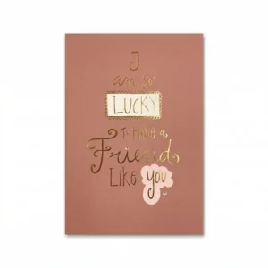 Kaart - Words up - I am so lucky to have a friend like you - GBA.0029